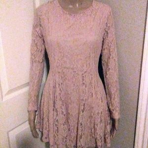 Altard State Pink Lacey Dress